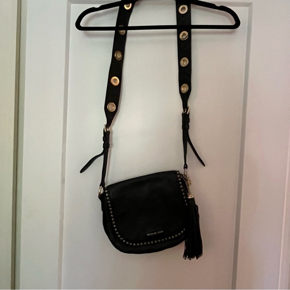 Michael Kors Brooklyn Leather Satchel Grommet 2-Way Bag - Picture 8 of 12